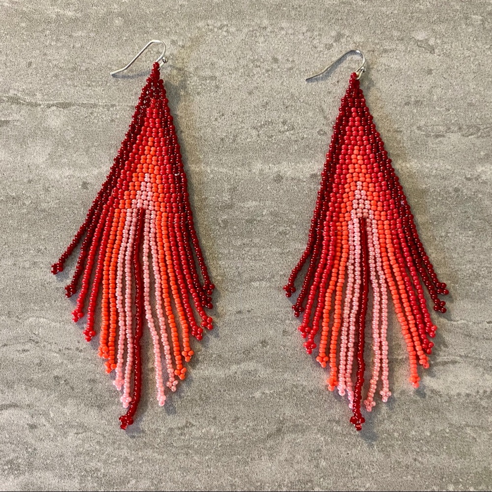 Free people Beaded Ombré Earrings - Picture 2 of 4